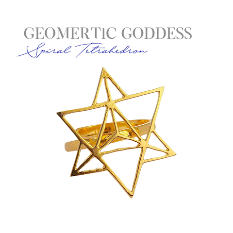 Geometric Goddess Ring