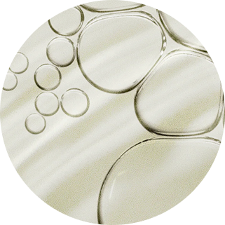 Hyaluronic acid bubbles