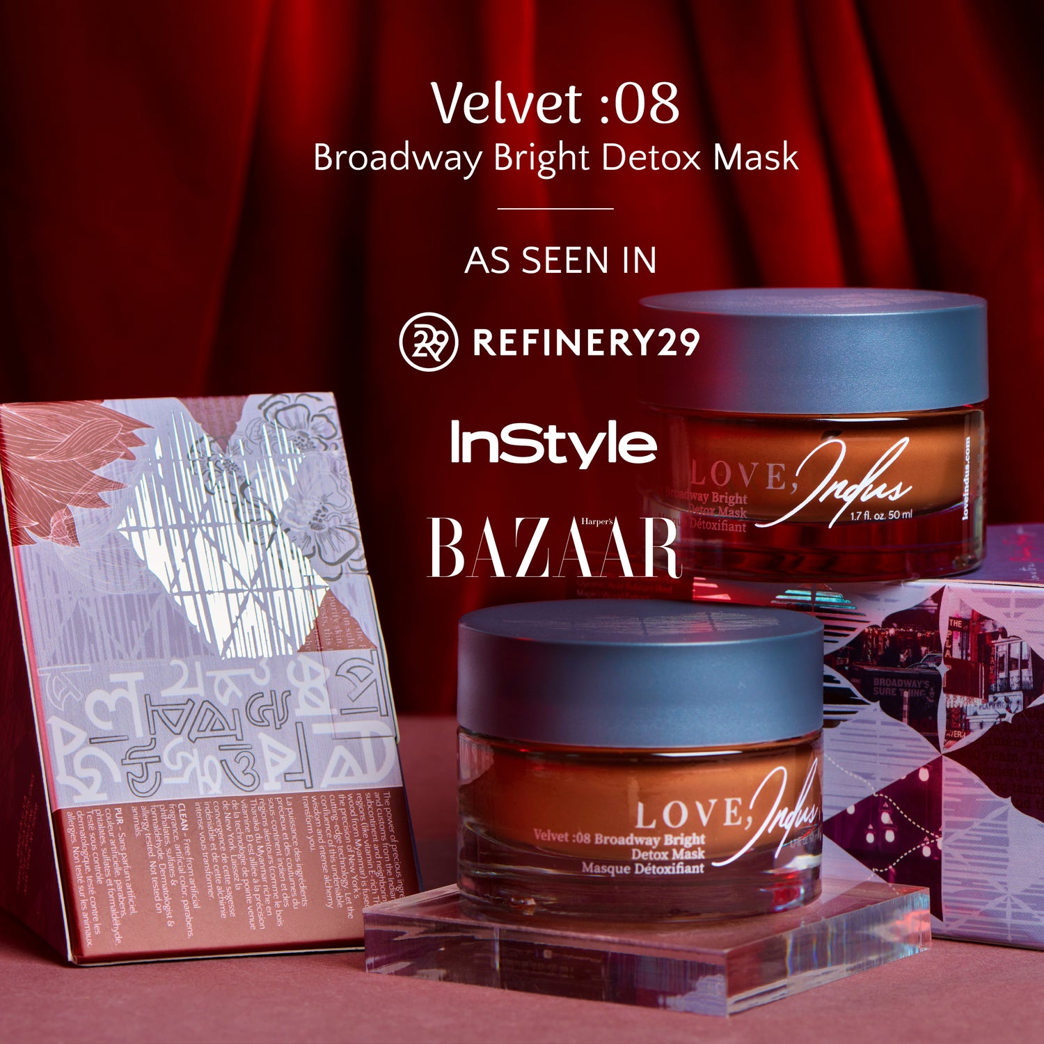 Velvet :08 Broadway Bright Detox Mask