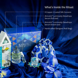 Amrutini® Radiance - Home and Away Set - what's inside the ritual